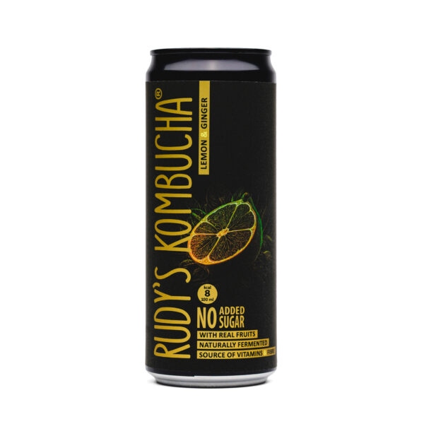 Rudy's Ginger Lemon Kombucha Hong Kong - Premium Natural Health Drink