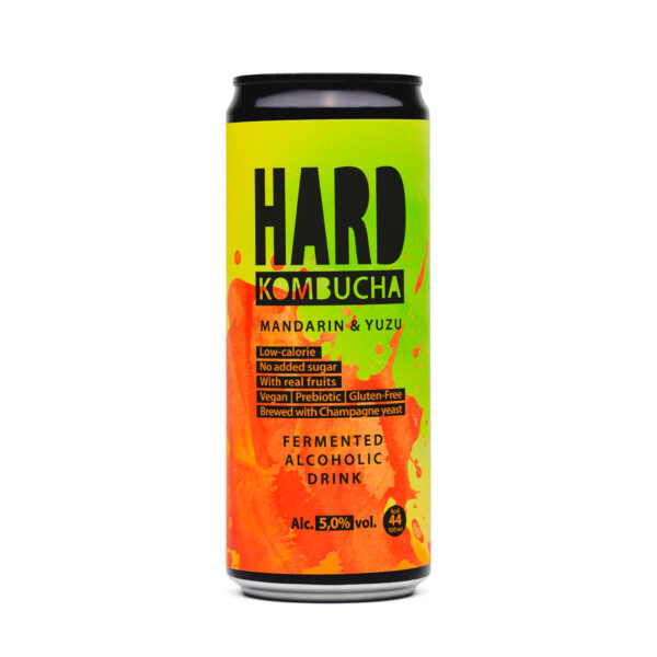 Rudy's Hard Mandarin Yuzu Kombucha Hong Kong - 5% ABV Asian Fusion Drink